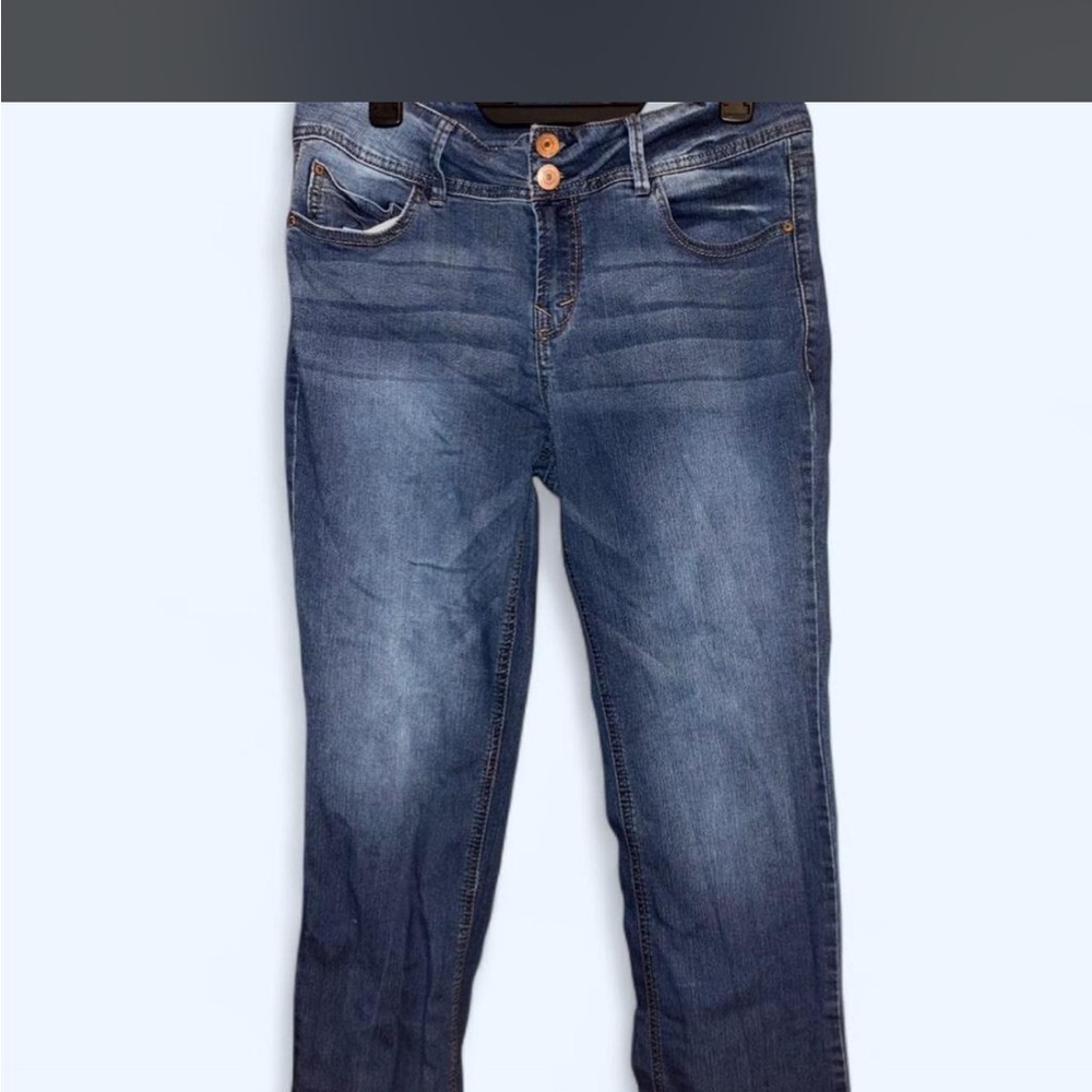 Wallflower Straight Leg Blue Jeans